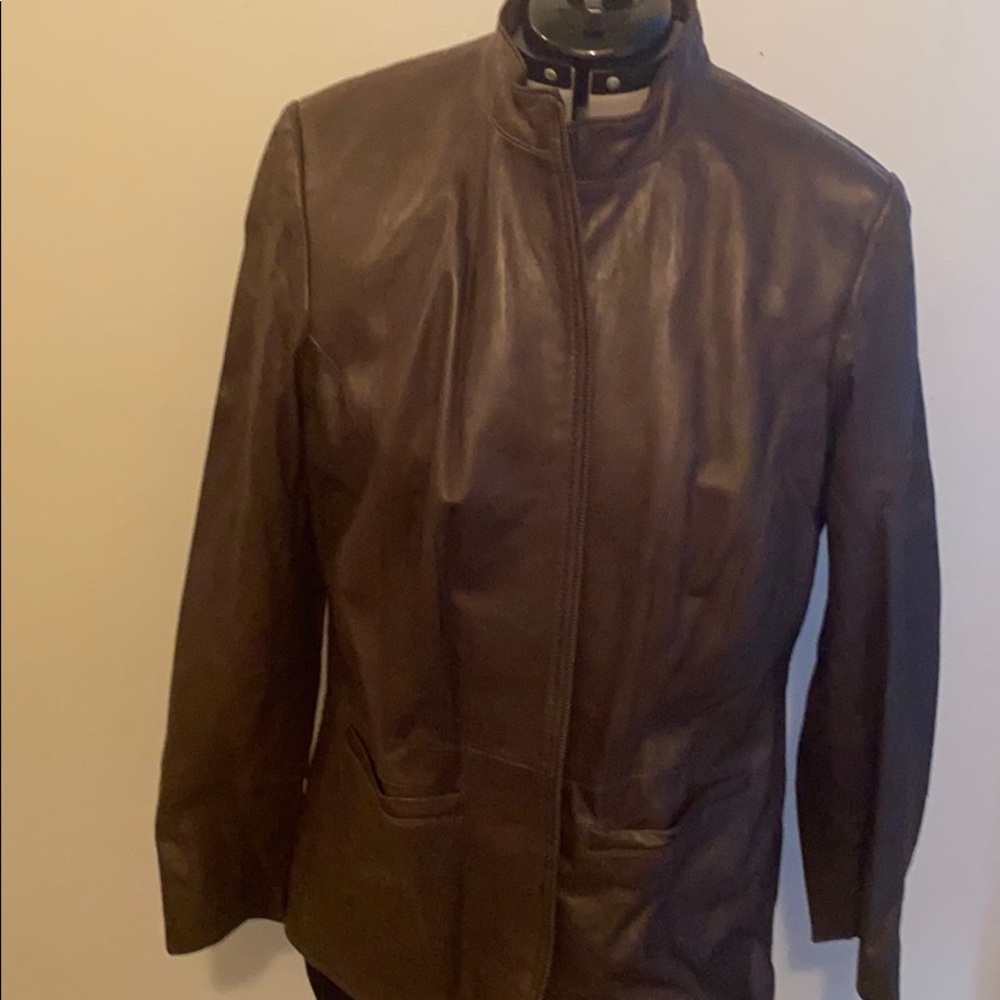 Leather jacket